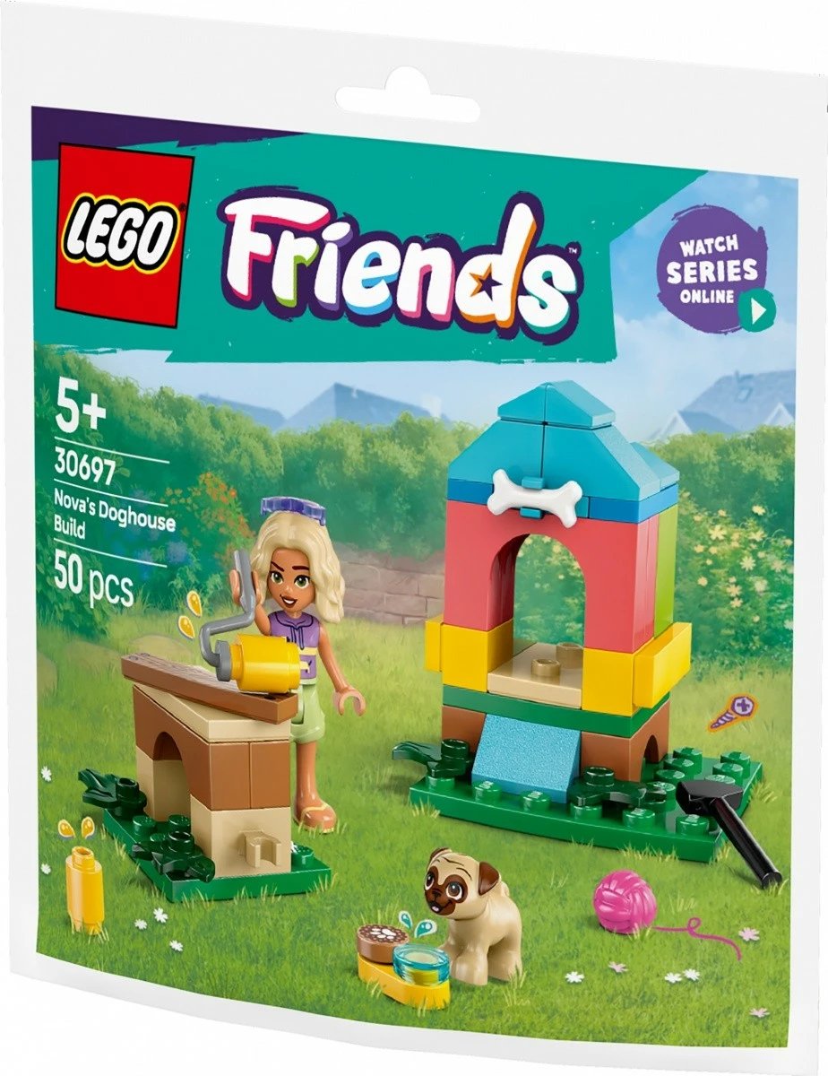 Set ndërtimi LEGO Friends 30697 Dog House Novy, 50 pjesë