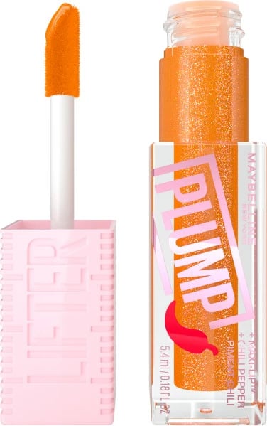 Gloss për buzë Maybelline Lifter Plump 008 Hot Honey për femra 5.4ml