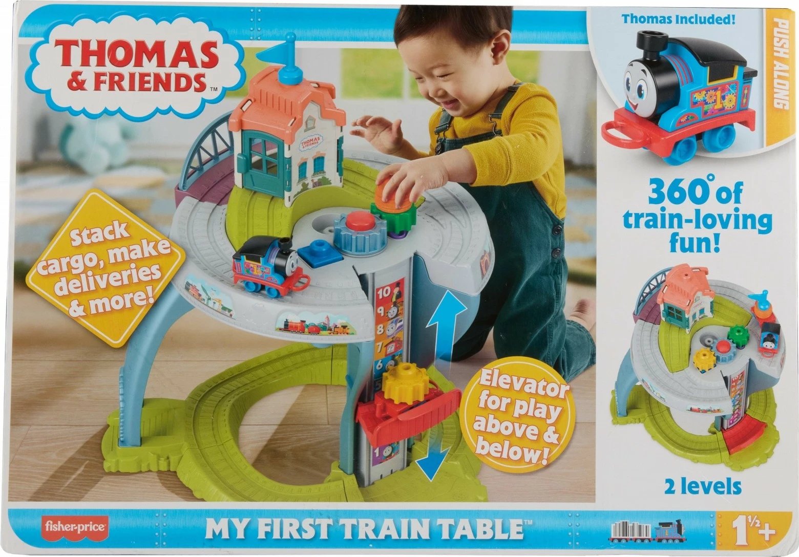 Tavolinë loje me tren Thomas & Friends Fisher Price HXP49, shumëngjyrëshe, për fëmijë