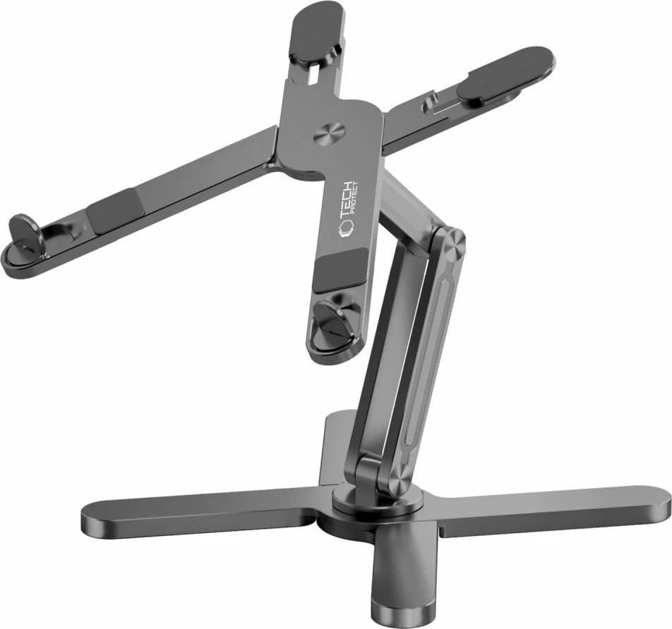 Mbajtës universal për laptop Tech-Protect ULS200, deri 16", alumini, Gri