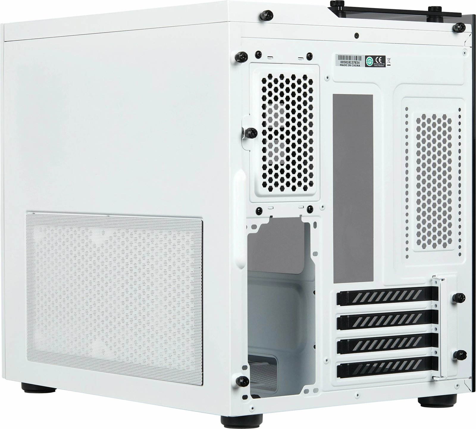 Kasë Corsair Crystal 280X, micro ATX, xham i temperuar, e bardhë