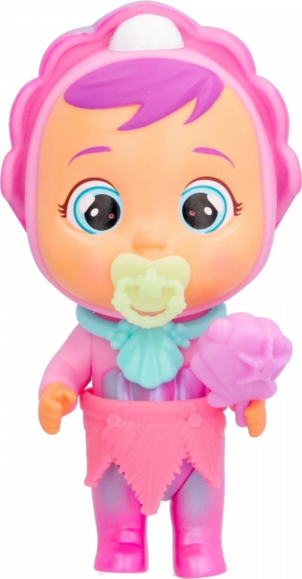 Kukull Cry Babies Magic Tears Shiny Shells Coralinela, Tm Toys, IMC910324, plastikë, pa bateri