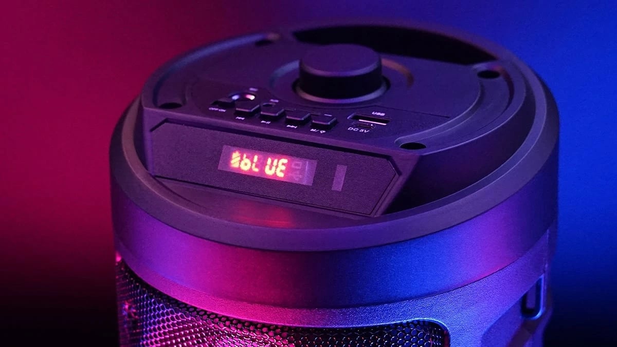 Altoparlant portabil SQUEAK SQ1004 me Bluetooth 5.0, karaoke, 40W, i zi, me mikrofon