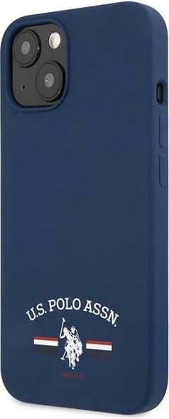 Mbështjellës U.S. Polo Assn. USHCP13SSFGV për iPhone 13 mini 5.4", silikon, blu