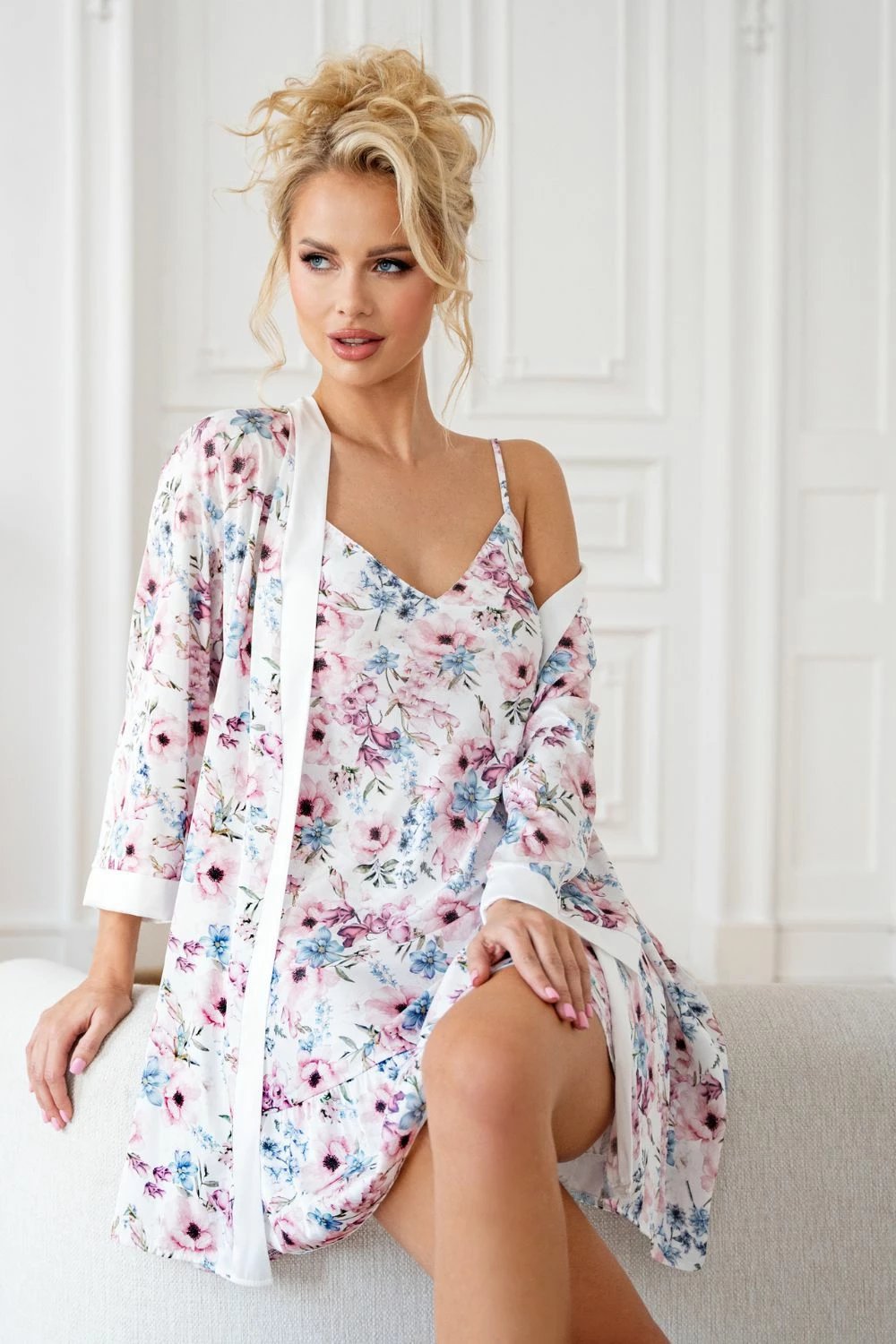 Bathrobe Donna 194288, bezhë