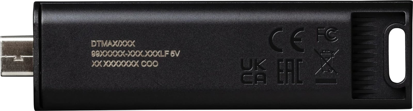USB Kingston DataTraveler 256GB Max 1000R/900W, USB 3.2 Gen 2, e zezë