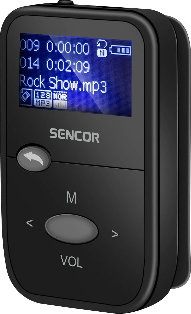 MP3 player Sencor SFP 4408BK, 8 GB, i zi