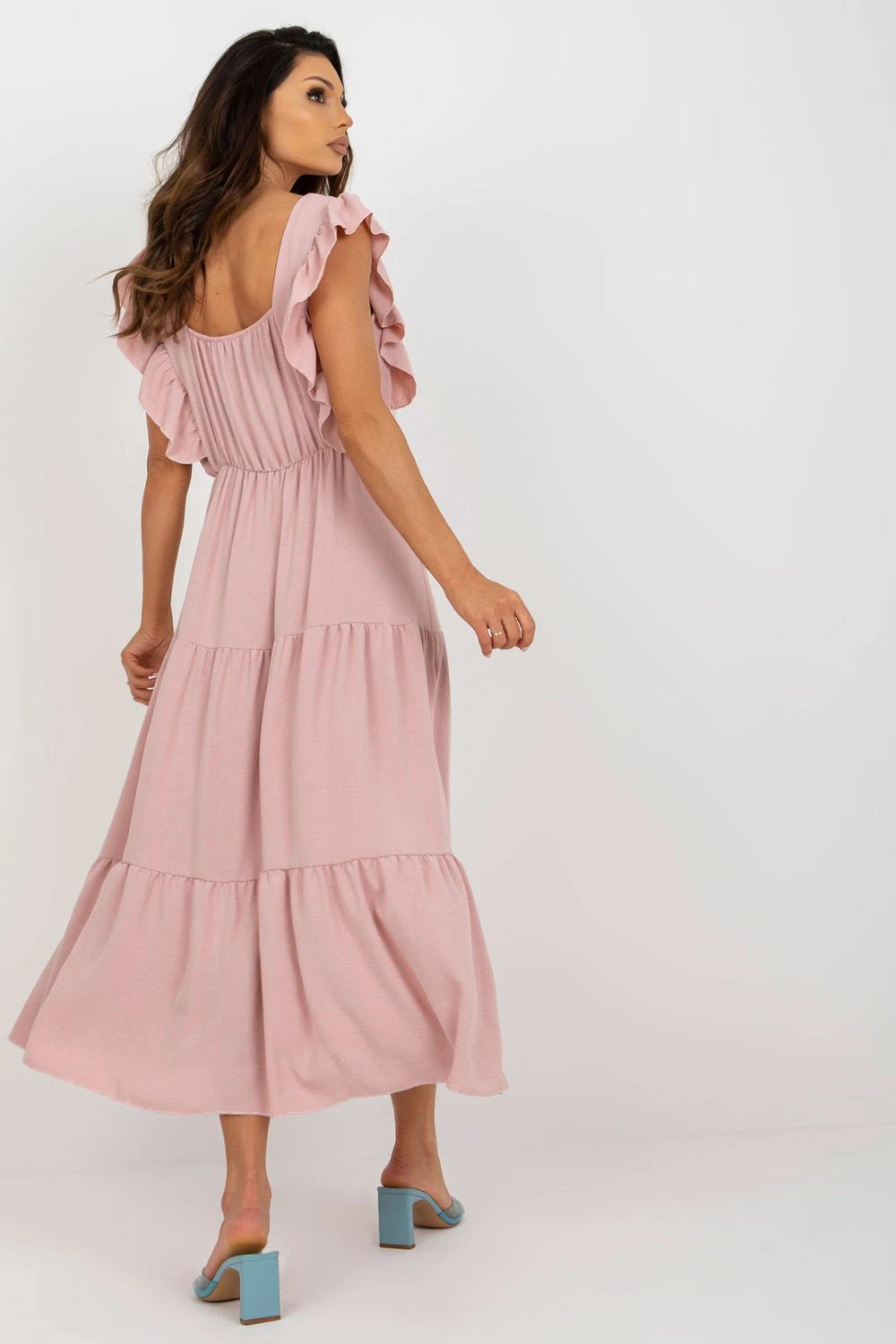 Fustan Italy Moda 179737, rozë