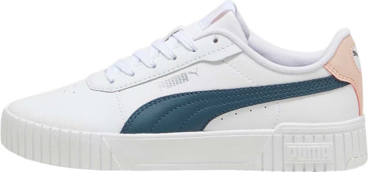 Këpucë për femra Puma, të bardha-blu