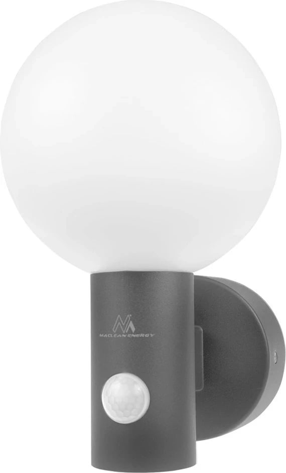 Dritë LED me sensor lëvizjeje Maclean, 15W, IP65, Gri