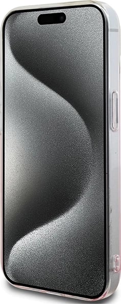 Mbështjellës Hello Kitty IML Gradient Electrop Kitty Head për iPhone 15, rozë