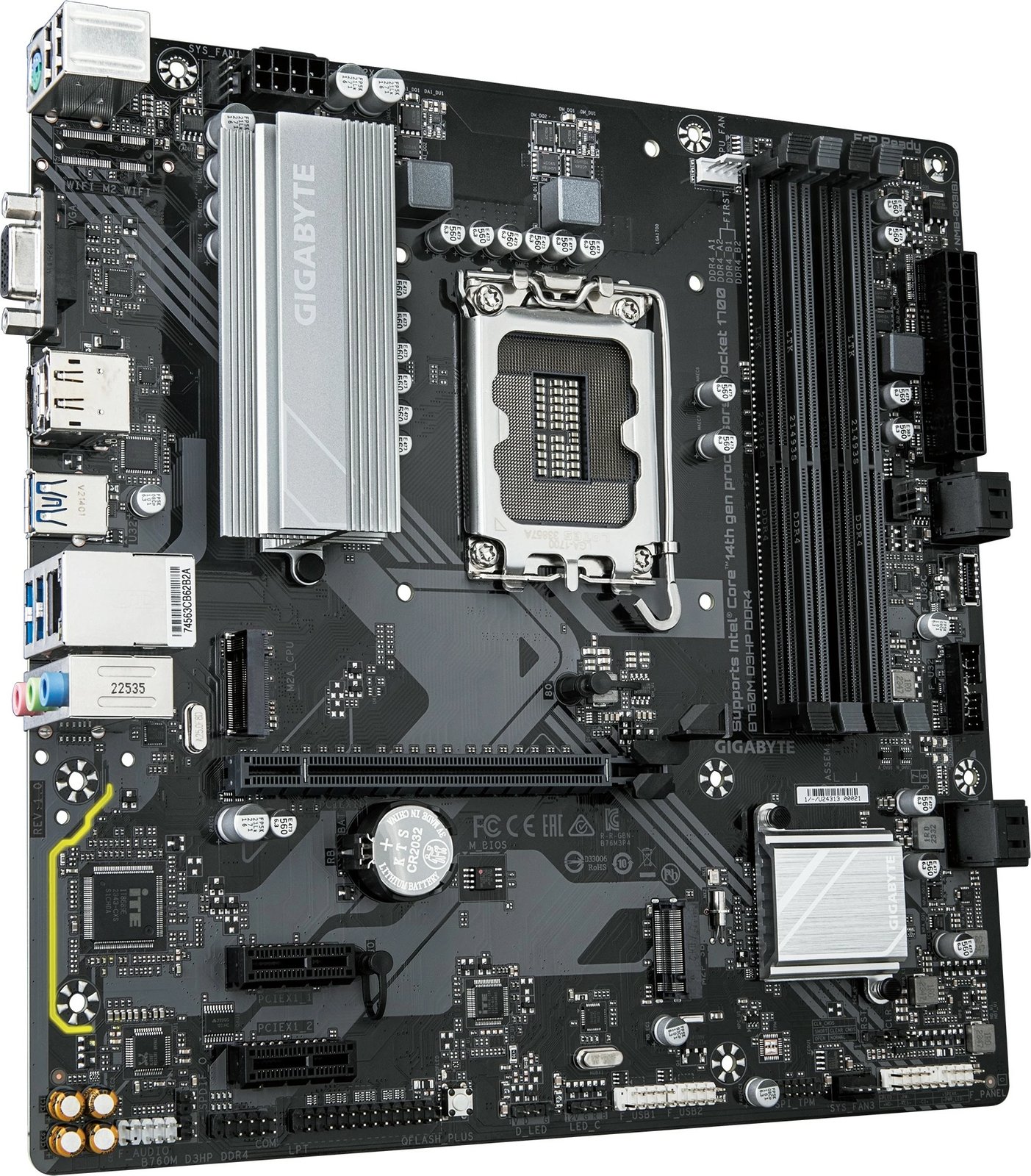 Pllakë amë Gigabyte B760M D3HP DDR4, Socket LGA 1700, DDR4, micro ATX, e zezë
