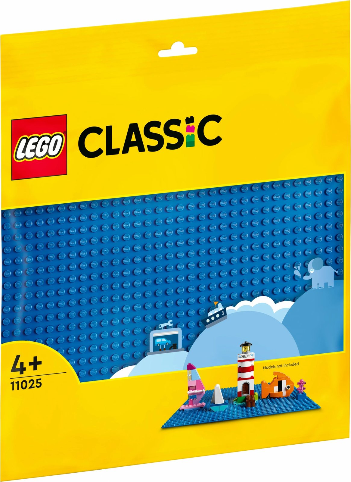 Set ndërtimi LEGO Classic Blue Baseplate, 11025, plastikë, shumëngjyrësh