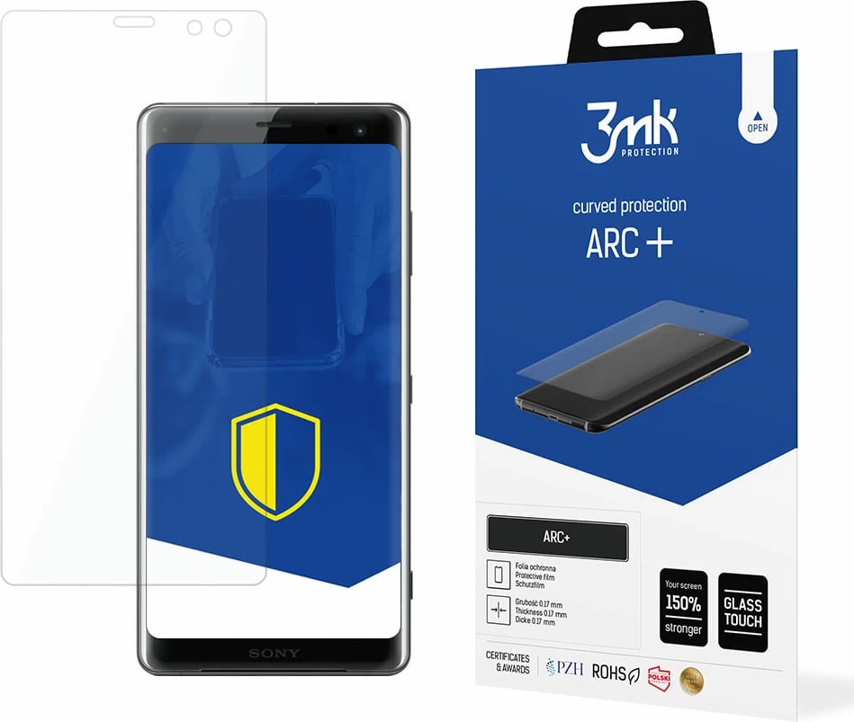 Folie mbrojtëse 3mk ARC+ për Sony Xperia XZ3, transparente