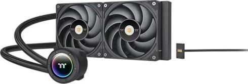 Ftohës me ujë për CPU Thermaltake Toughliquid 240 EX Pro ARGB, 2x120mm, bakër