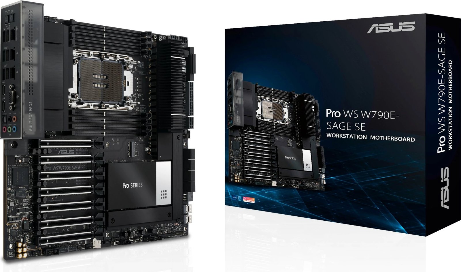 Pllakë amë ASUS PRO WS W790E-SAGE SE, Intel Xeon W, DDR5-SDRAM, Socket E