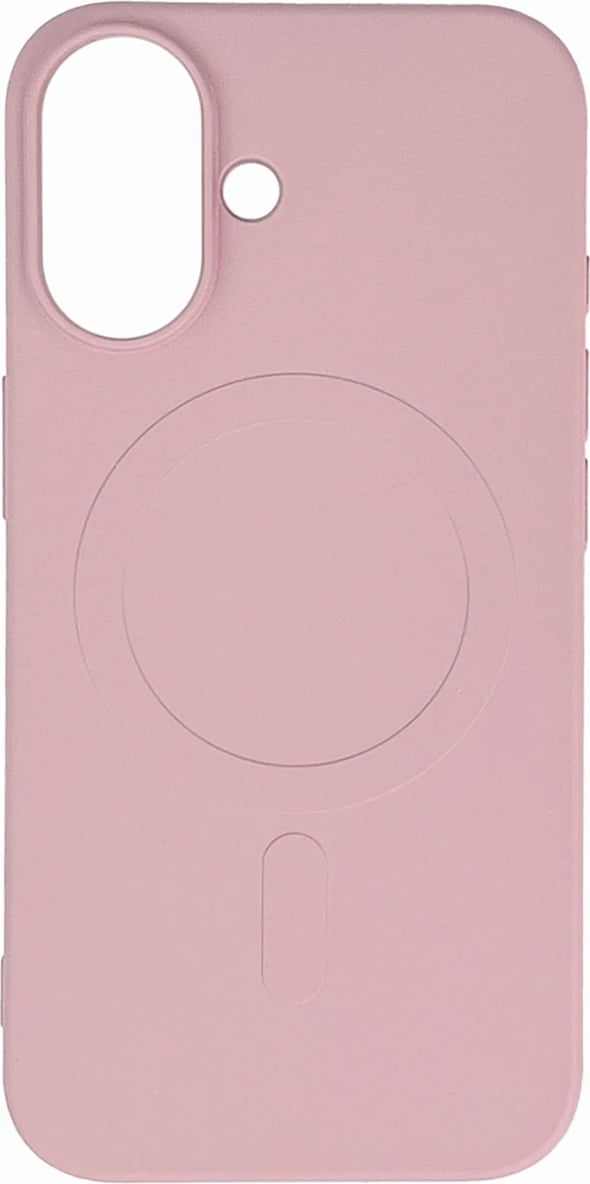 Mbështjellës Hurtel Liquid Silicone Case me MagSafe për iPhone 16e, Rozë