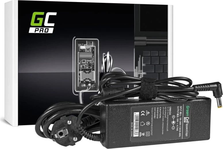 Karikues laptopi Green Cell AD02P, 90W, i zi