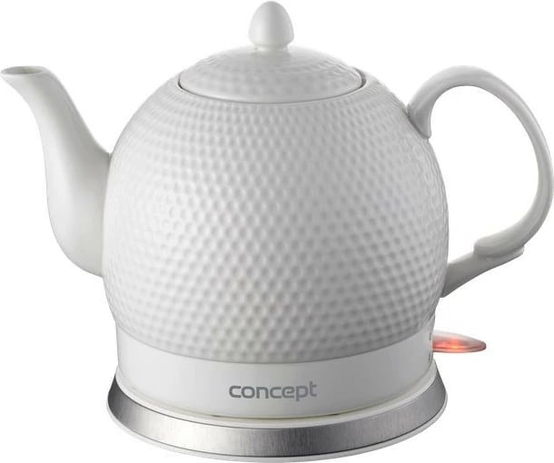 Ibrik elektrik qeramike Concept RK0050, 1.2L, Bardhë