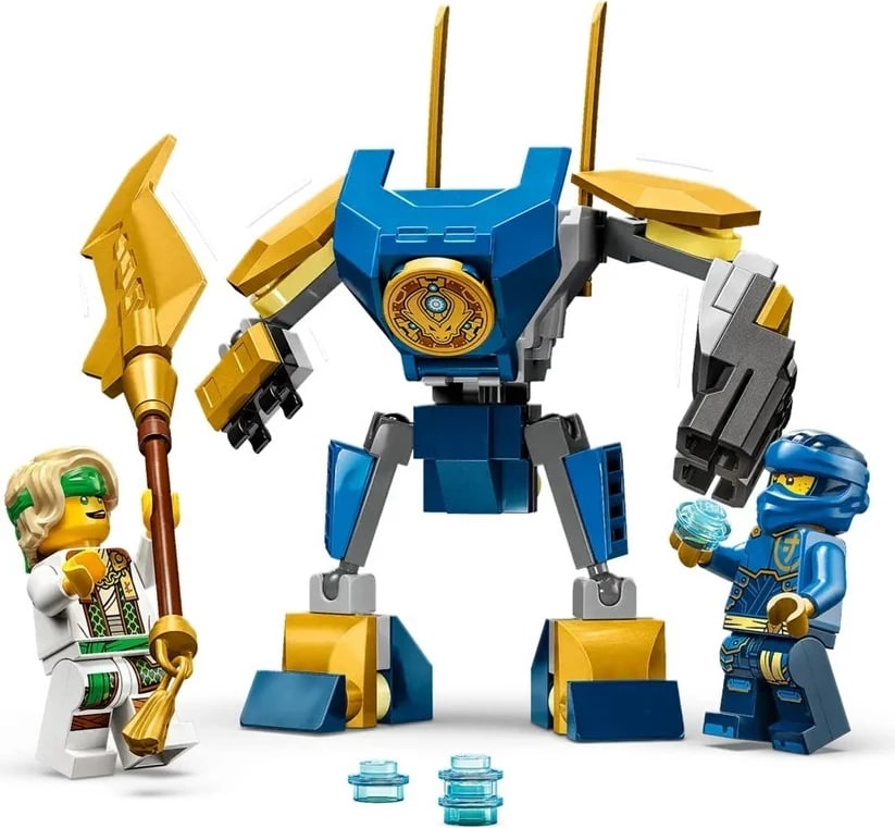 Set LEGO NINJAGO 71805, Jay's Mech Battle Pack, 3 minifigura