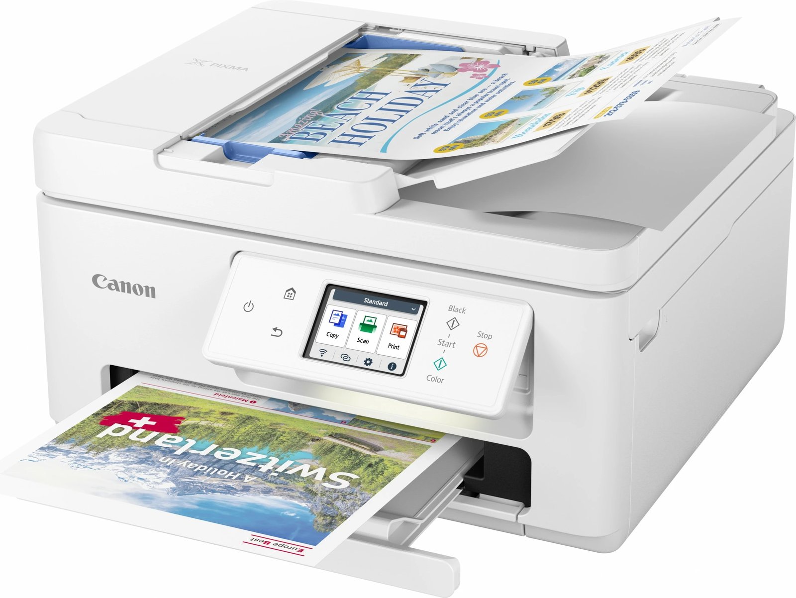 Printer Canon PIXMA TS7750i, Inkjet, 1200 x 1200 DPI, A4, Bardhë