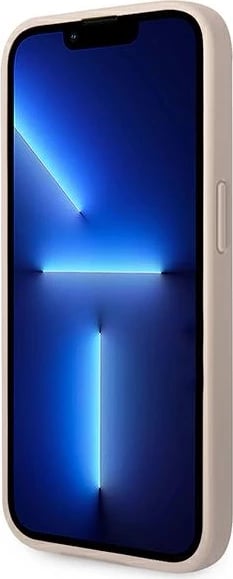 Mbështjellës Guess GUHCP14XG4GFPI për iPhone 14 Pro Max 6.7", hardcase, lëkurë sintetike, rozë