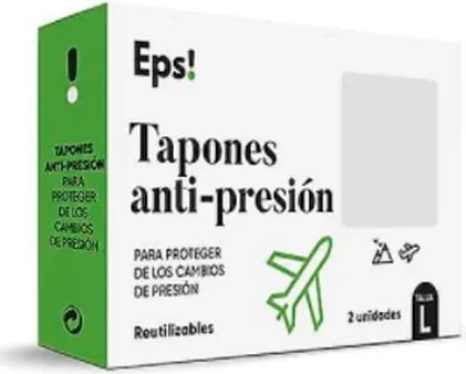 Tapa për veshë anti-presion EPS madhësia L 2 copë