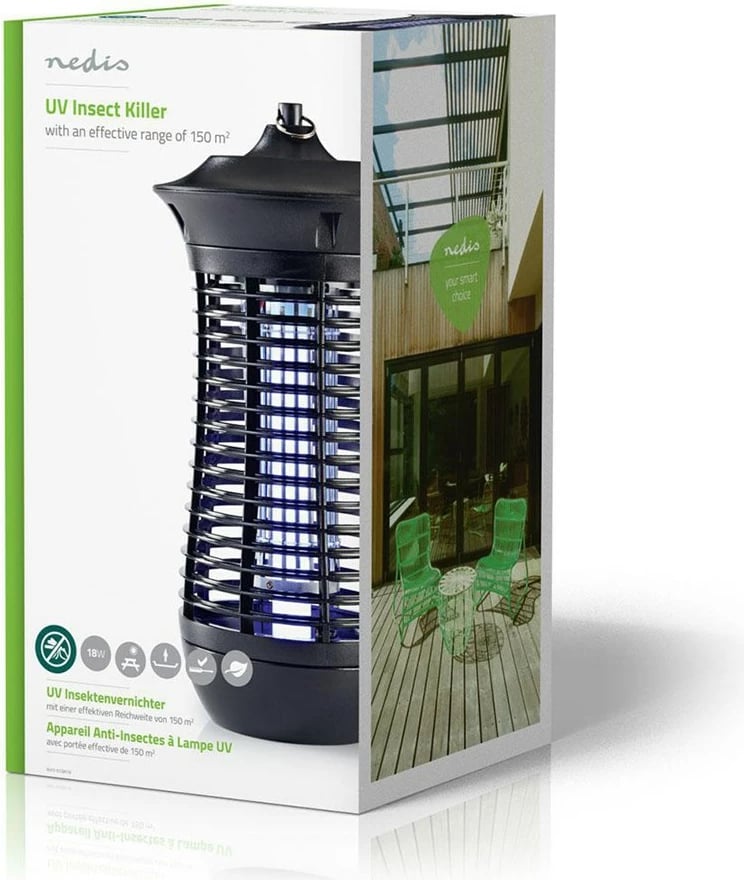 Lampe kundër insekteve nedis INKI110CBK18, e zezë