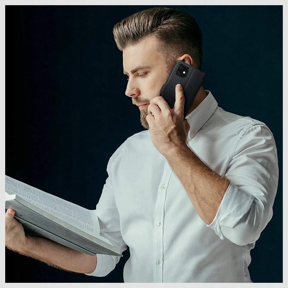 Mbështjellës portofol Tech-Protect për Xiaomi Redmi 12C, eko lëkurë, i zi Mbështjellës portofol Tech-Protect për Xiaomi Redmi 12C, eko lëkurë, i zi