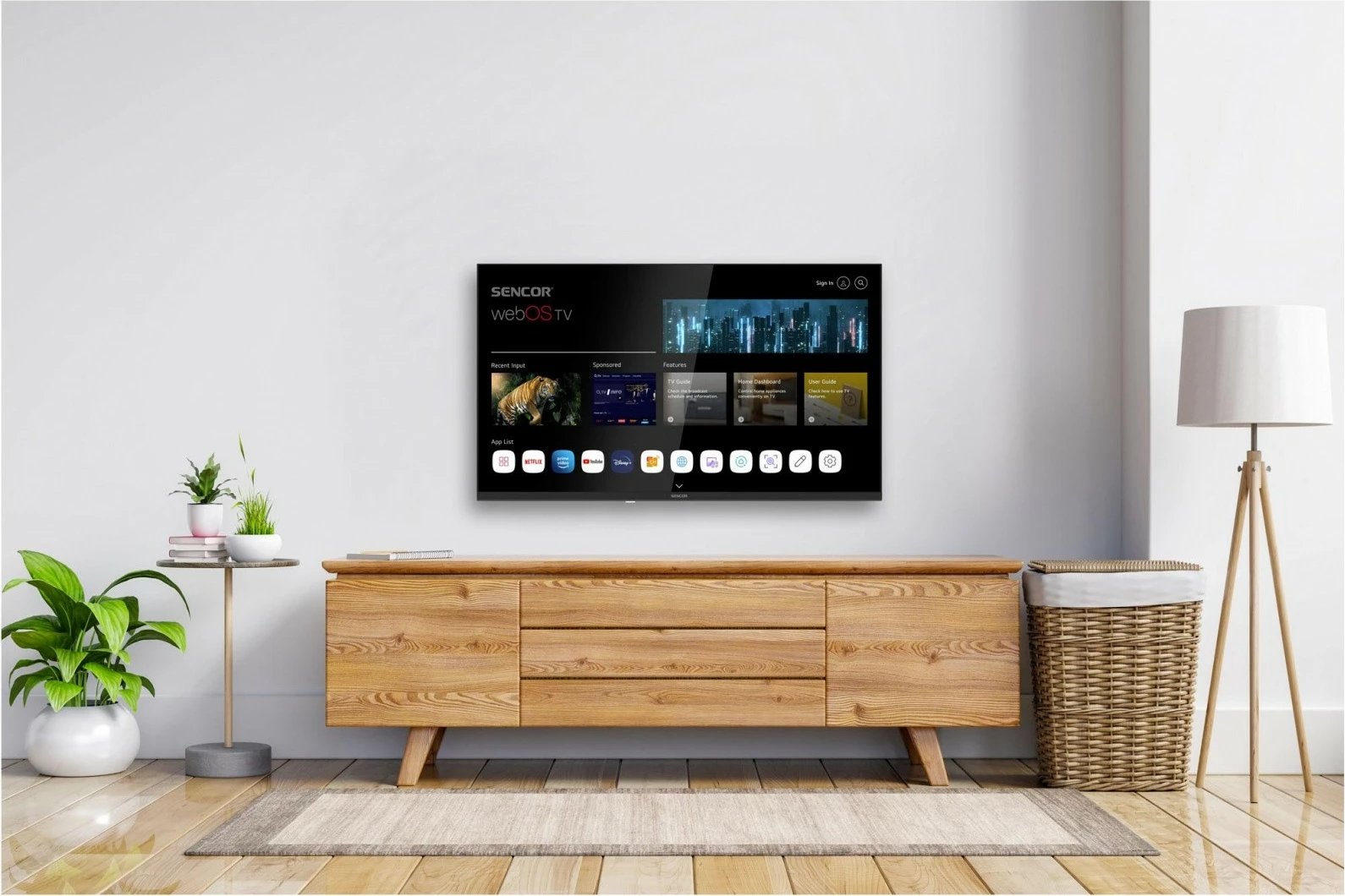 Televizor Smart Sencor SLE 32S803B, 32", webOS, HD Ready, i zi