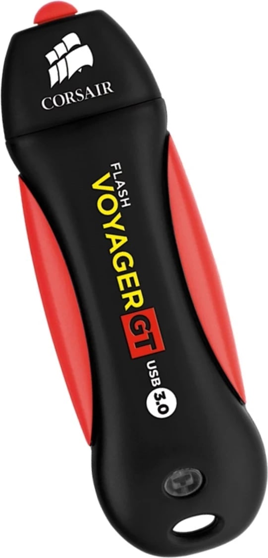USB Flash Corsair Voyager GT, 256GB, USB 3.0, ngjyrë zi-kuq