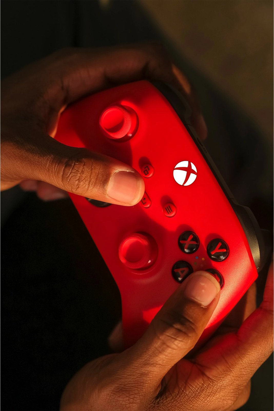 Gamepad Microsoft Xbox Wireless Controller, Bluetooth/USB, i kuq