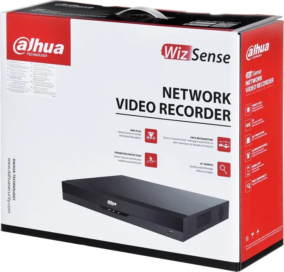 Regjistrues rrjeti DAHUA NVR4104HS-EI, 16TB, i zi