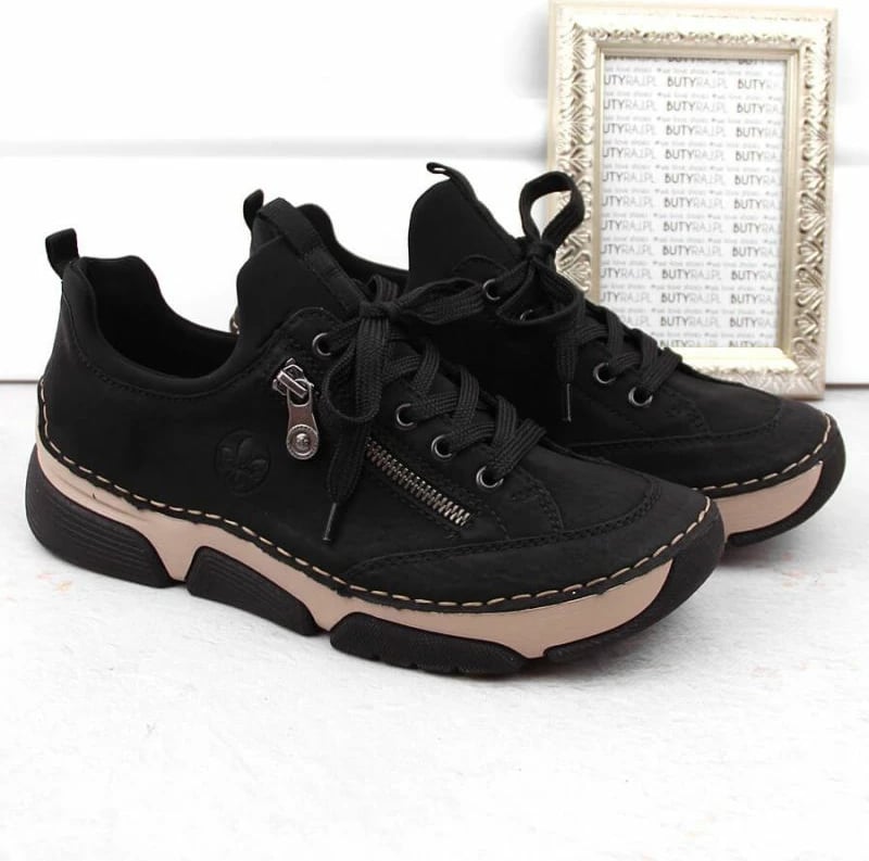 Këpucë Rieker femra, të zeza