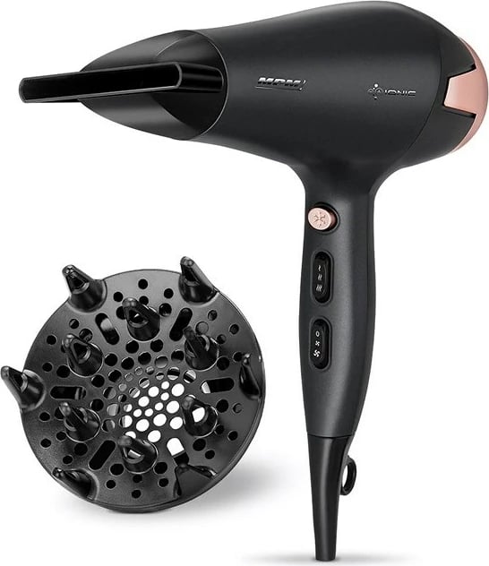 Tharëse flokësh MPM MSW-24, 2500 W, e zezë/rozë