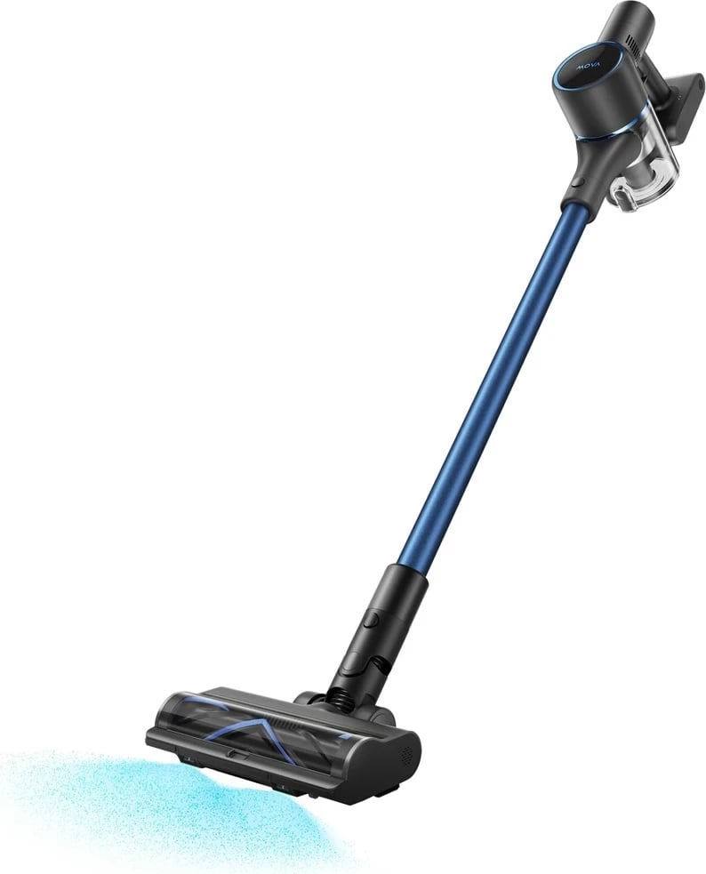 Fshesë elektrike MOVA Tech S4, 2-në-1, pa qese, 0.6 L, 425 W, Blu