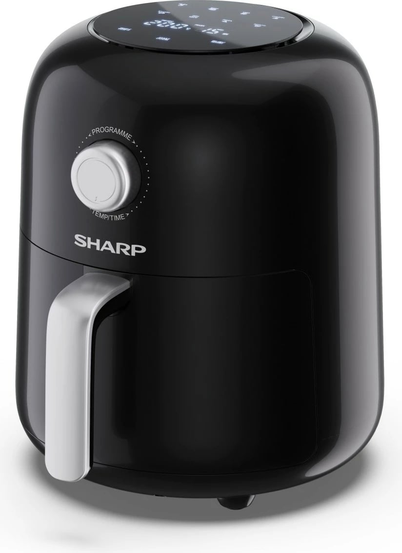 Friteuzë ajri Sharp AF-GS404AE-B, 4L, E zezë/Argjendtë