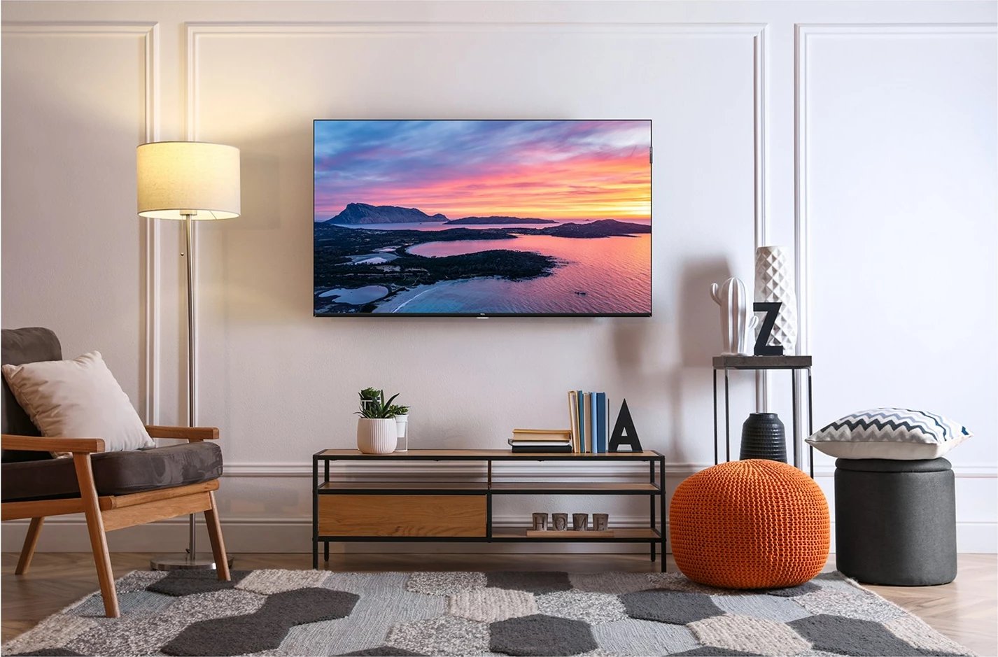 TV Smart TCL 40S59K, 40 inç, QLED, Full HD, Android TV, Metallic