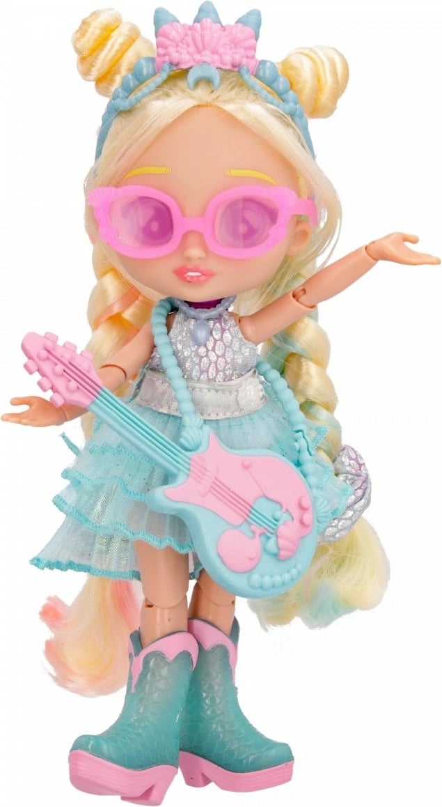 Kukull Cry Babies BFF Stella me kitarë, 20 cm, për vajza