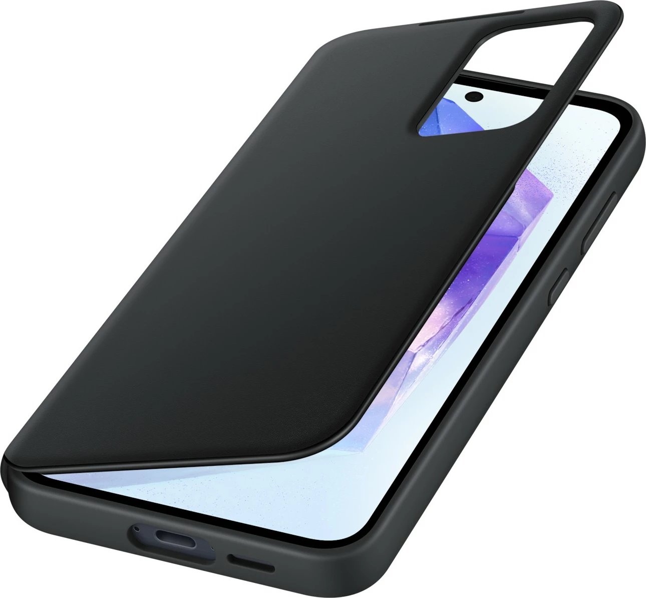 Mbështjellës Samsung EF-ZA556, Galaxy A55, 16.8 cm (6.6), Ngjyrë e zezë