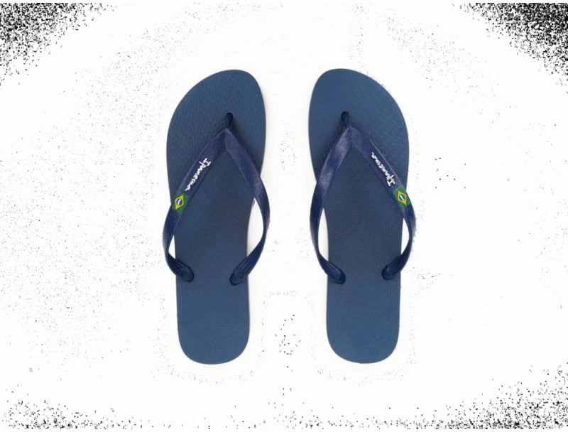 Flip-Flops Iguana për meshkuj dhe femra, të kaltra