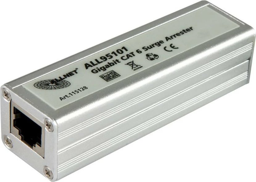 Mbrojtës rrufeje ALLNET ALL95101, Silver