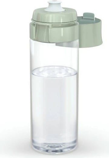 Shishe uji me filtër BRITA Vital 0.6L, jeshile pastel, 2 copë