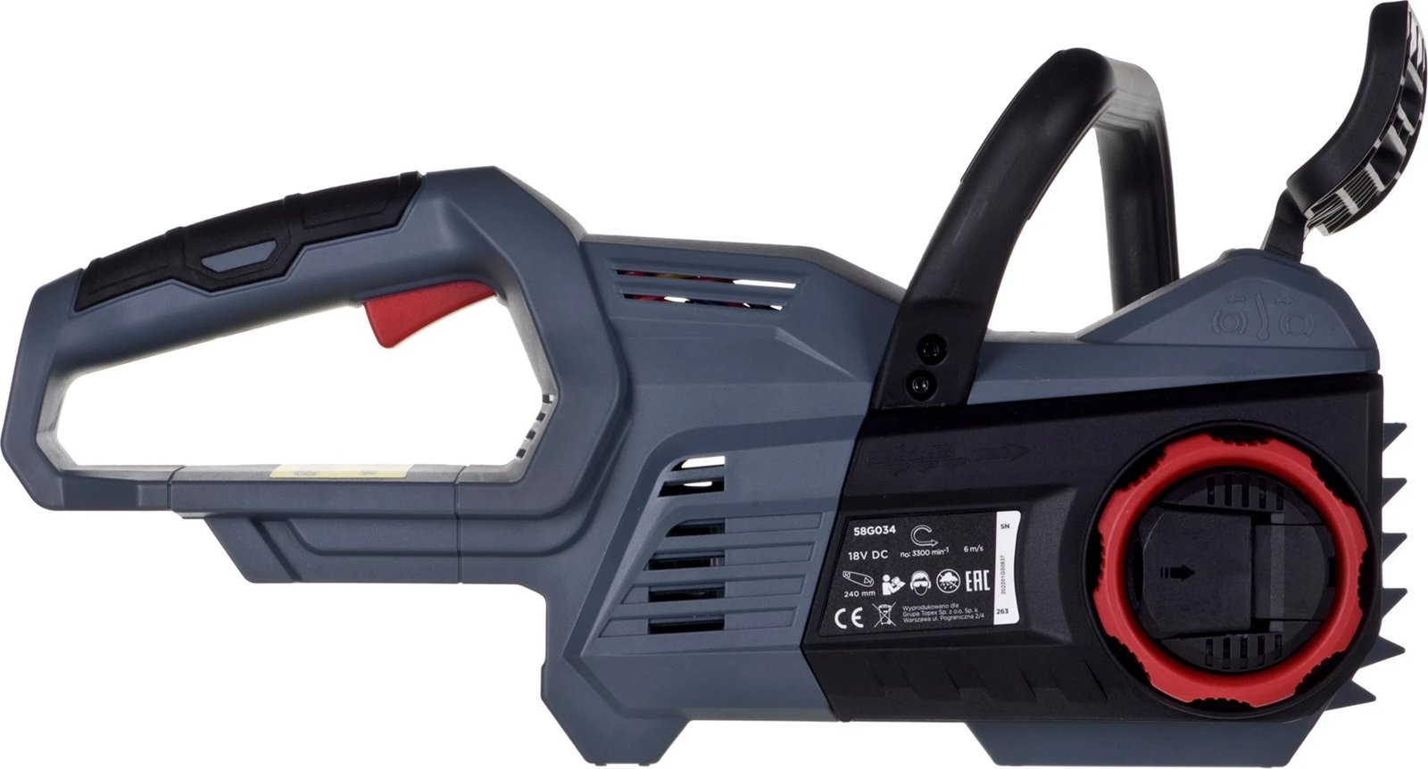 Sharrë me bateri 250 mm Graphite ENERGY+ 18 V, e zezë