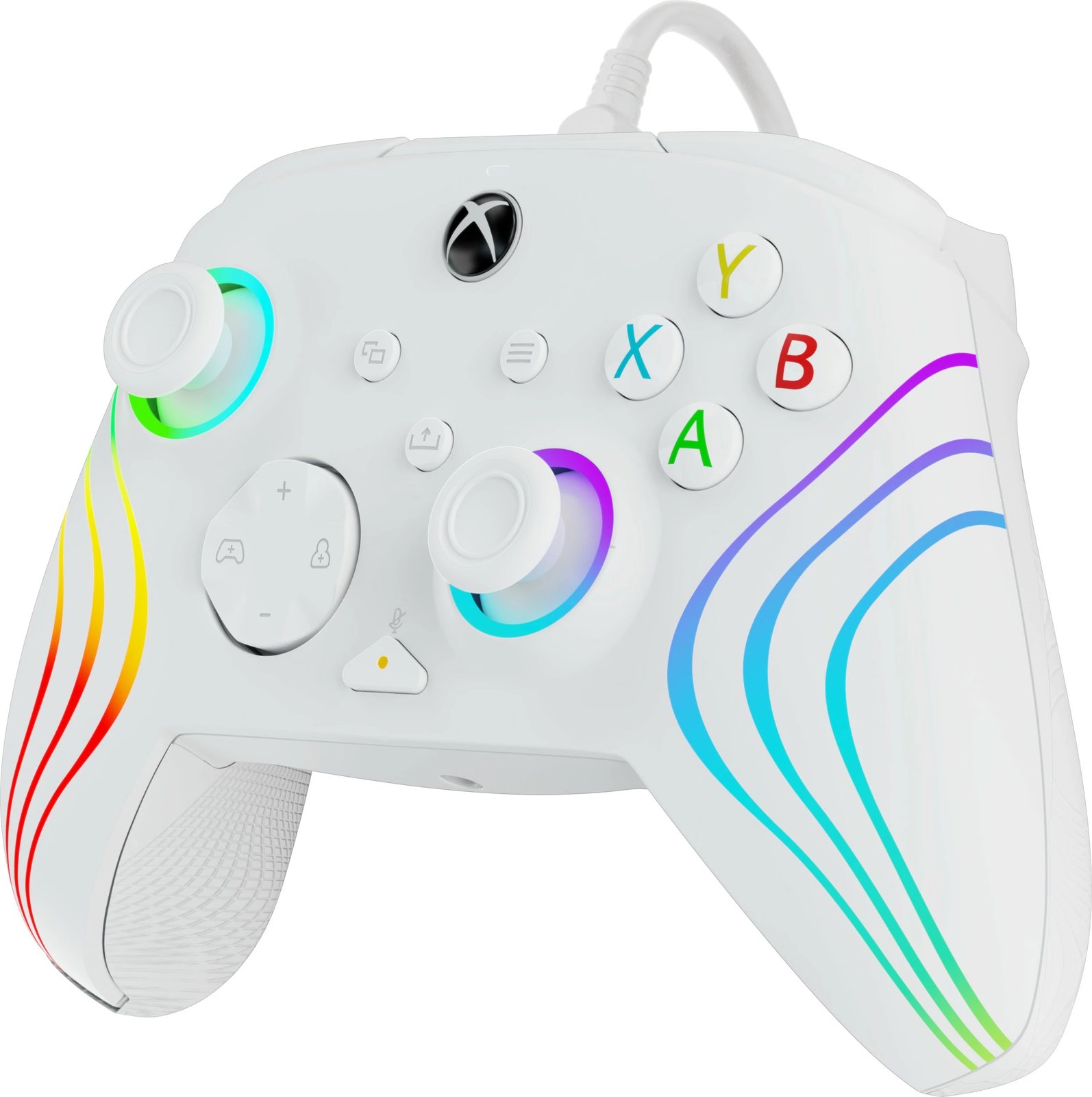 Gamepad PDP Afterglow Wave, Xbox Series X|S, PC, i bardhë Gamepad PDP Afterglow Wave, Xbox Series X|S, PC, i bardhë
