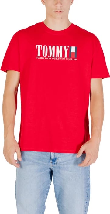 Maicë për meshkuj Tommy Hilfiger Jeans e kuqe