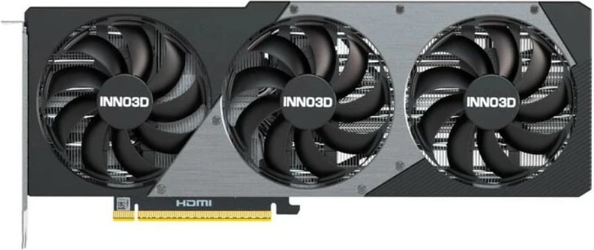 Kartelë grafike Inno3D GeForce RTX 5070 Ti X3 OC, 16 GB, GDDR7, PCI Express 5.0, e zezë dhe gri