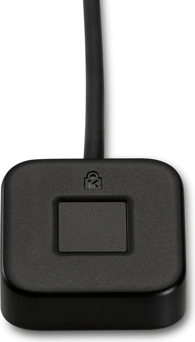 Çelës shenjash gishti Kensington VeriMark Desktop K62330WW, i zi