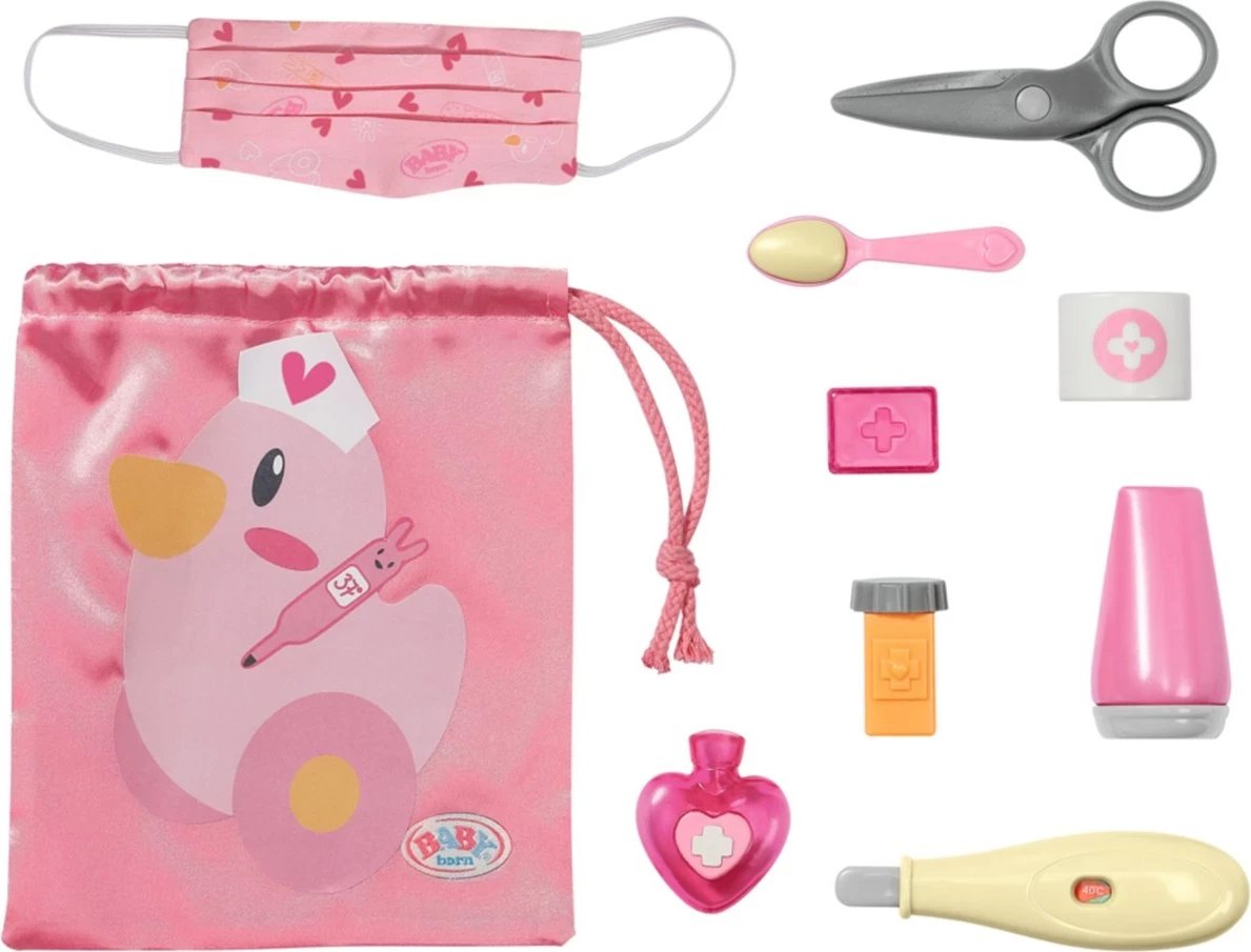 Set lodrash për kukulla ZAPF BABY born EHBO, multikolor