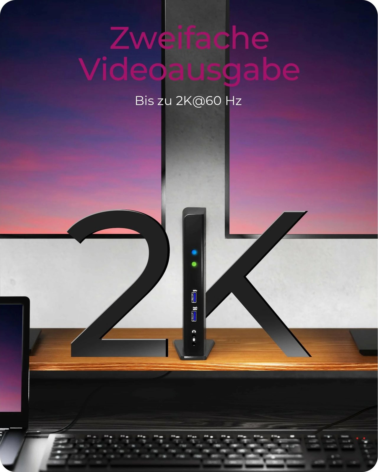Docking station RaidSonic ICY BOX IB-DK2241AC, USB 3.2 Gen 1, 3.5 mm, 10/100/1000 Mbit/s, E zezë